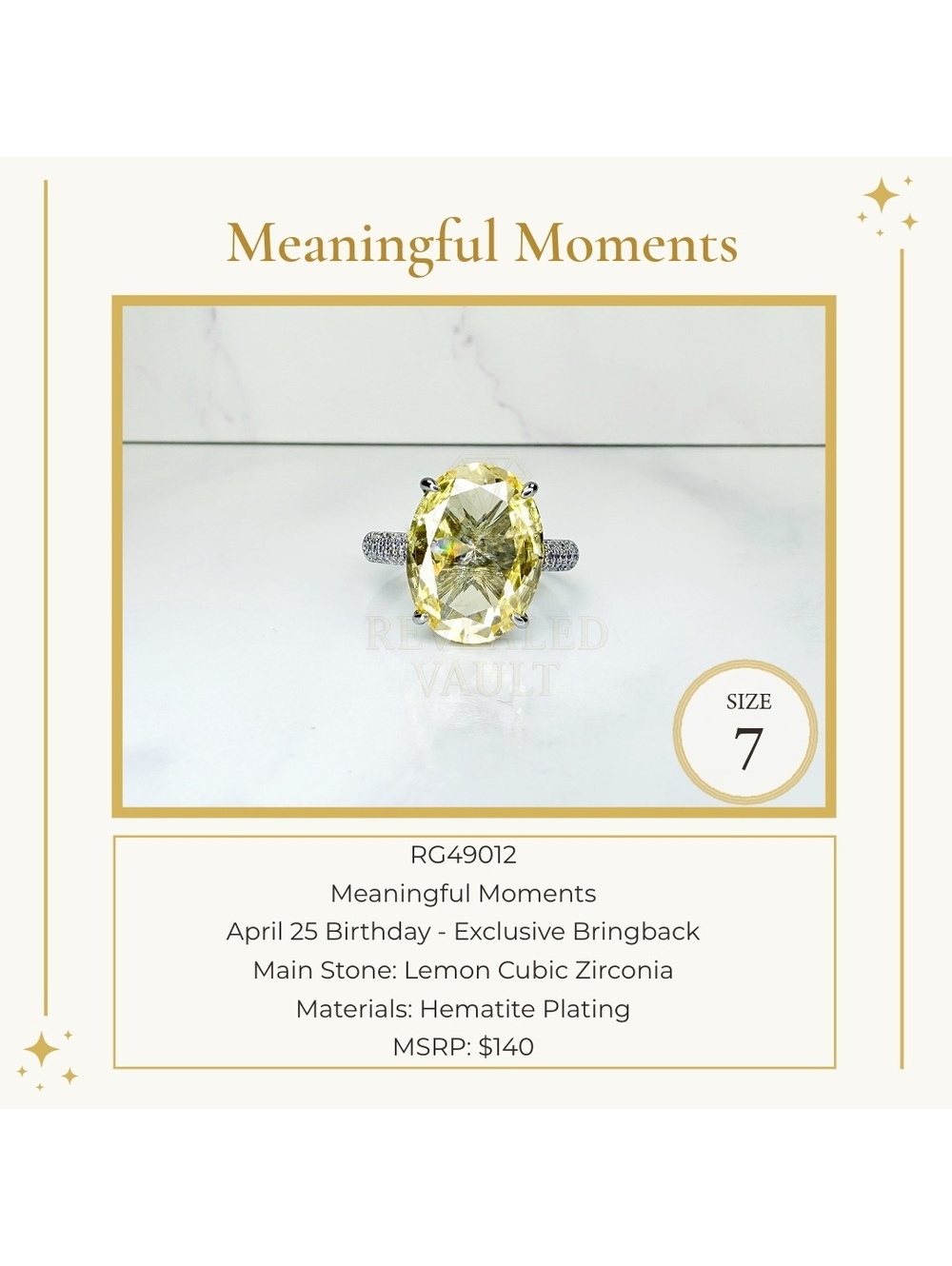 Meaningful Moments - Size 7 - OG